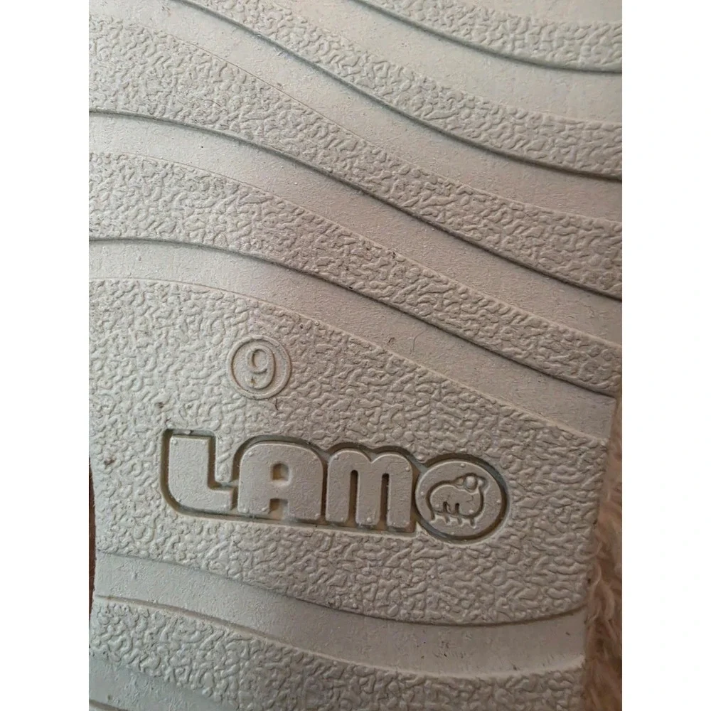 Lamo Samuel Chestnut Wool Deck Loafers Genuine Sheepskin Insole NWT Men's 9